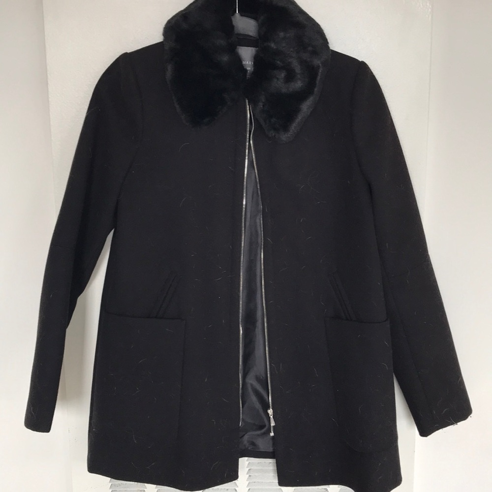 Black pea coat